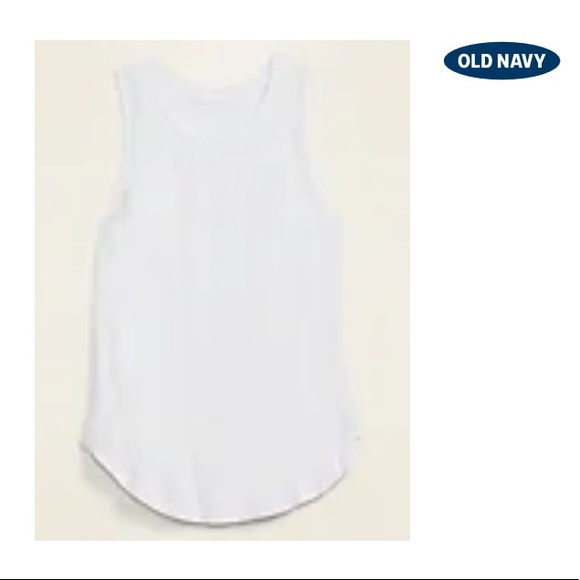 Old Navy Tops - NWT UltraLite Jersey Mesh-Trim Shirttail-Hem Tank